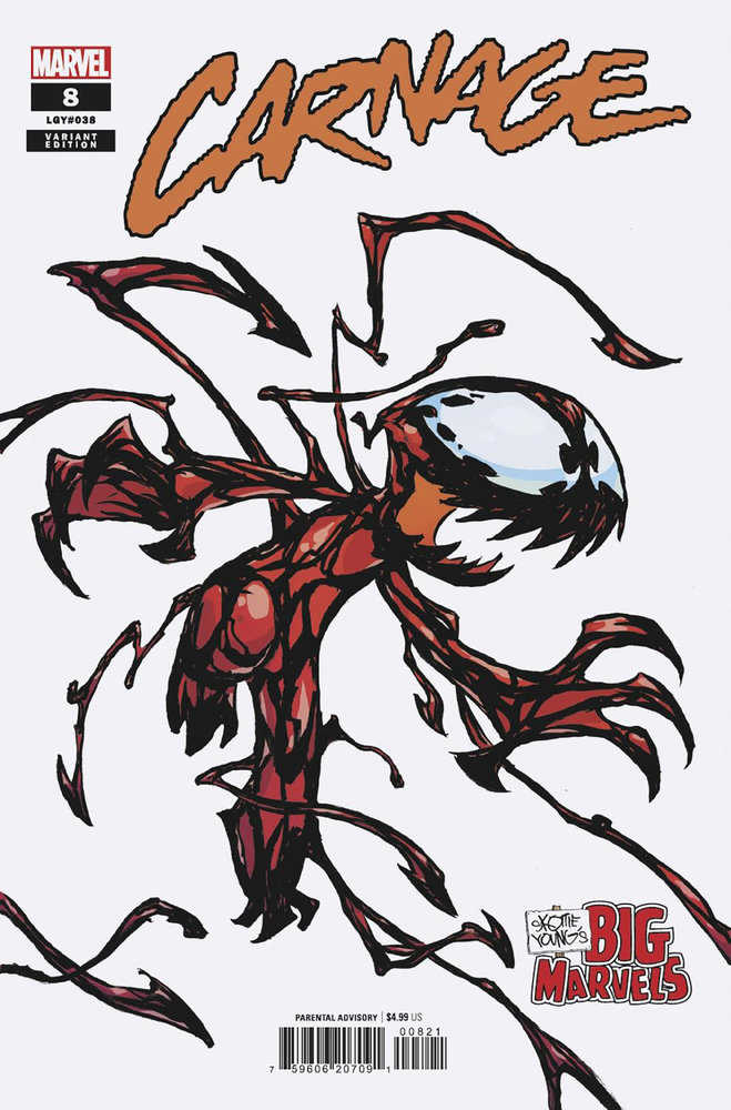 Carnage #8 Skottie Young'S Big Marvel Variant - gabescaveccc