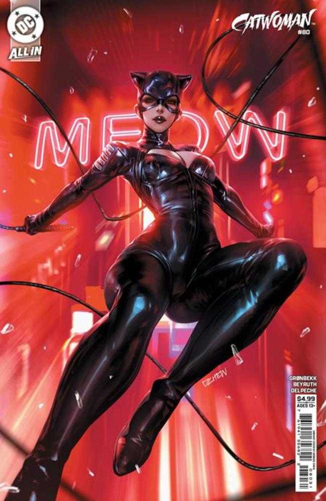 Catwoman 80 Cover C Derrick Chew Card Stock Variant - gabescaveccc