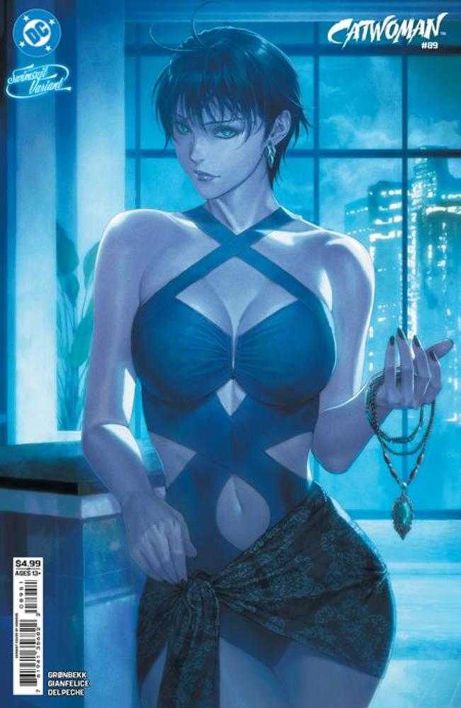Catwoman 89 Cover E Homare Swimsuit Card Stock Variant - gabescaveccc