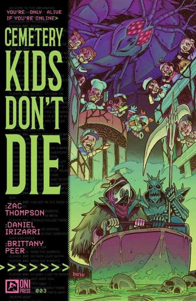 Cemetery Kids Dont Die #3 (Of 4) Cover A Daniel Irizarri - gabescaveccc