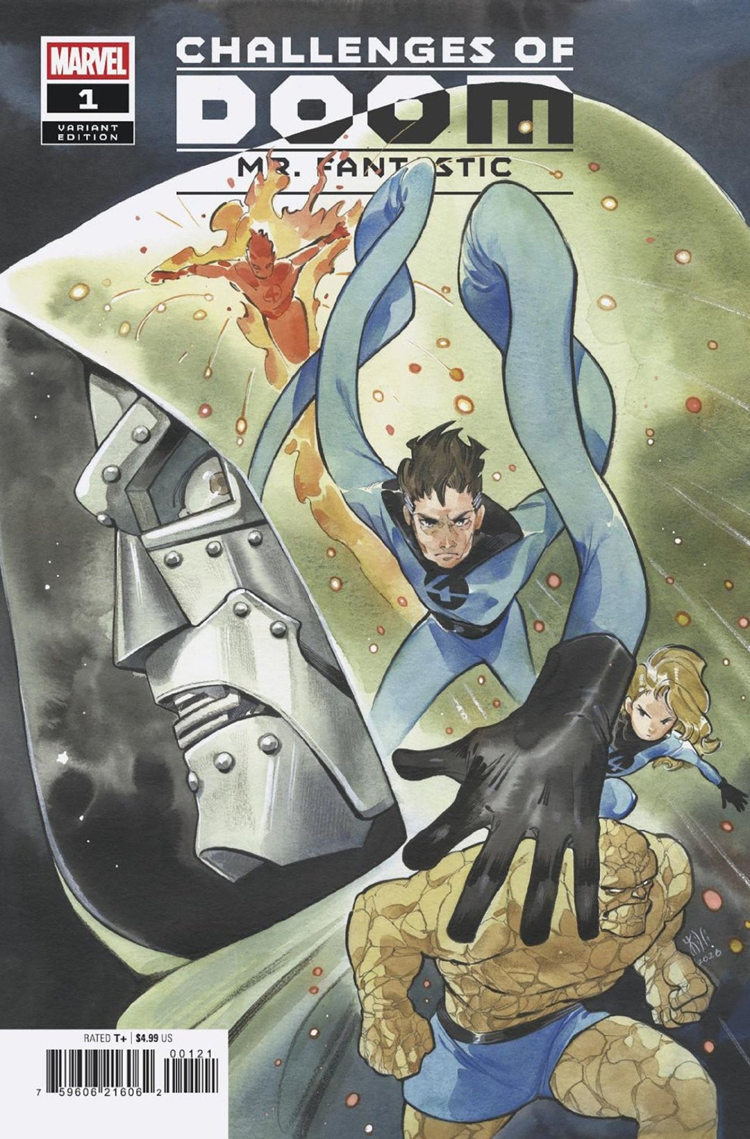 Challenges Of Doom: Mr. Fantastic 1 Peach Momoko Variant - gabescaveccc