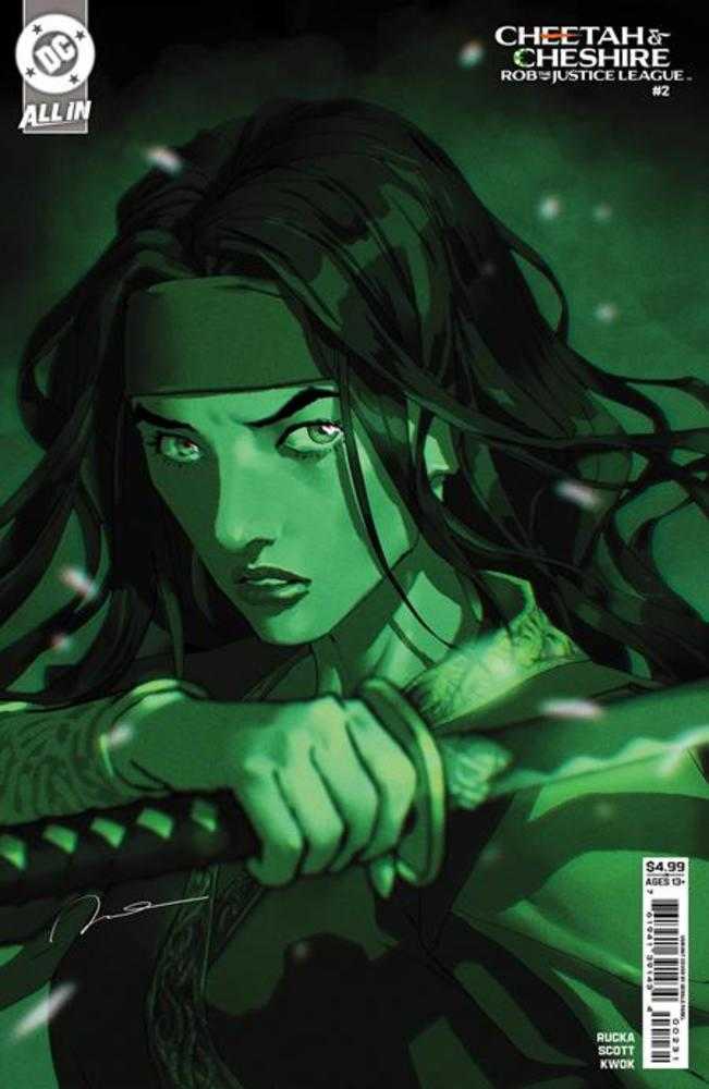 Cheetah And Cheshire Rob The Justice League 2 (Of 6) Cover B Gerald Parel Card Stock Variant - gabescaveccc