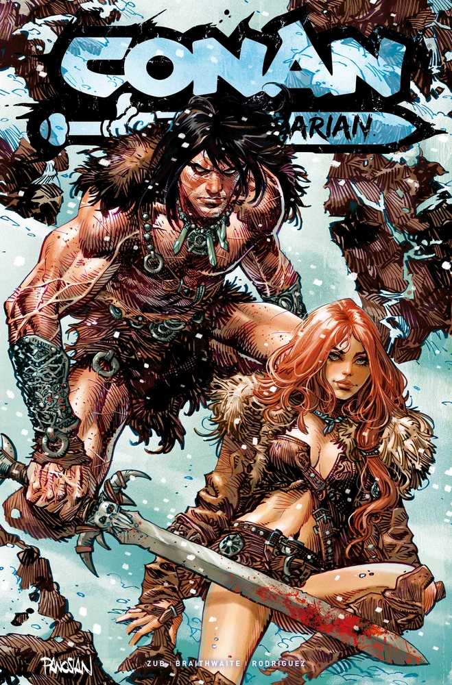 Conan the Barbarian #13 Sdcc Exclusive Foil Panosian (Mature) - gabescaveccc