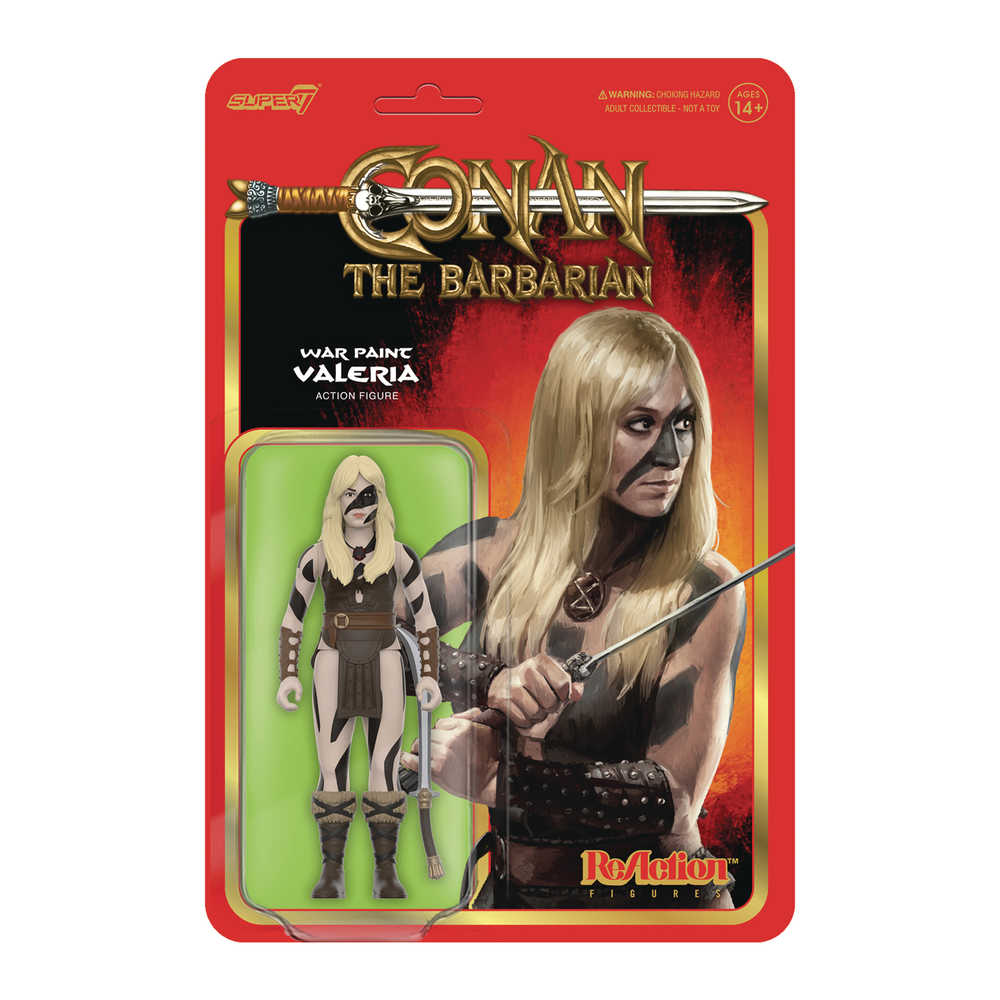 Conan The Barbarian Reaction Wv2 Valeria War Paint Action Figure - gabescaveccc