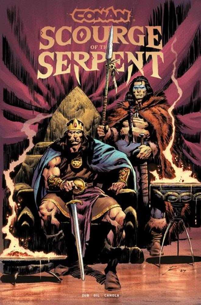 Conan The Barbarian Scourge Of The Serpent 1 (Of 4) Cover A Roberto De La Torre (Mature) - gabescaveccc