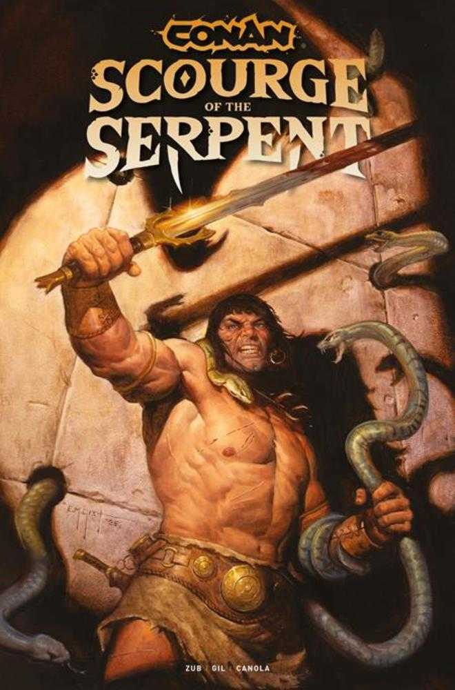 Conan The Barbarian Scourge Of The Serpent 2 (Of 4) Cover A Em Gist (Mature) - gabescaveccc