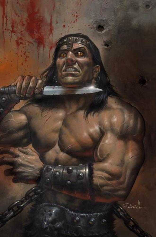 Conan The Barbarian Scourge Of The Serpent 4 (Of 4) Cover E Lucio Parrillo Full Art Variant (Mature) - gabescaveccc