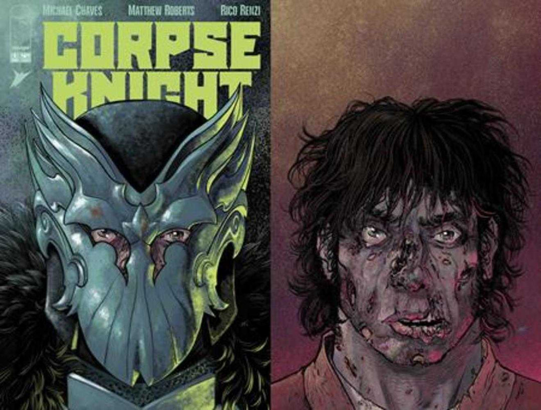 Corpse Knight 1 (Of 6) Cover G Matthew Roberts Die Cut Helmet Variant (Mature) - gabescaveccc