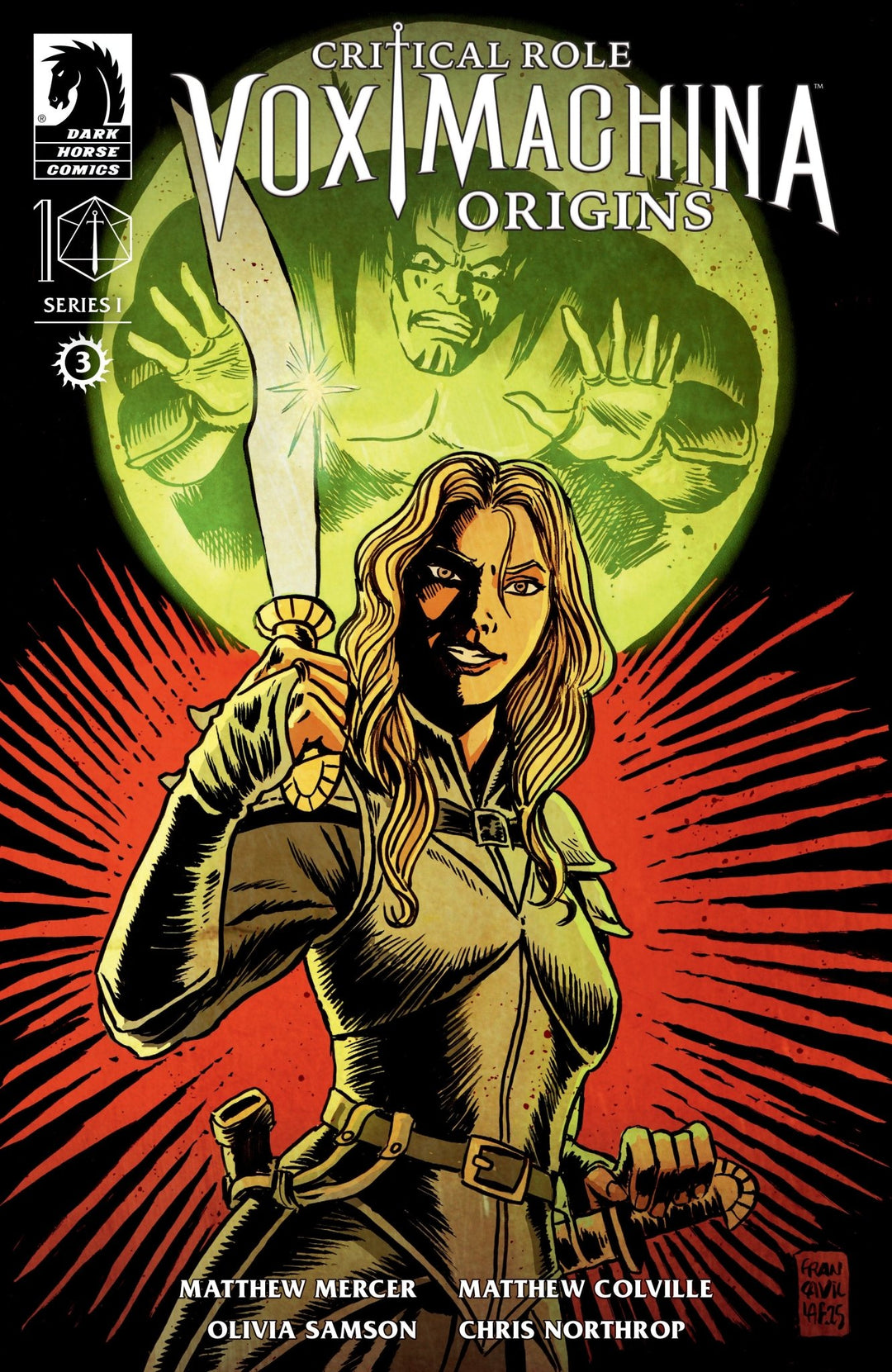 Critical Role: Vox Machina Origins I 3 (Cover A) (Francesco Francavilla) - gabescaveccc