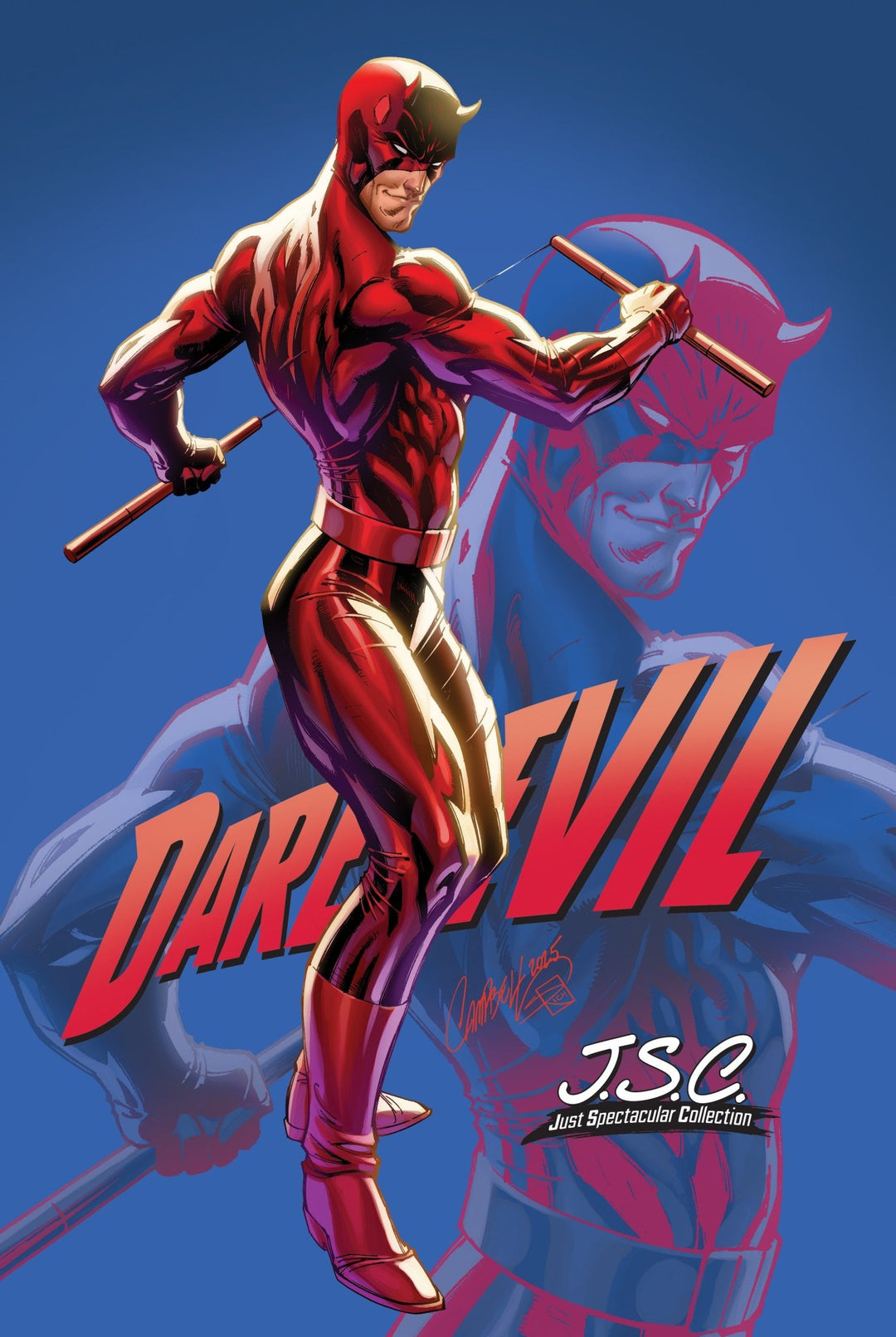 Daredevil 24 J. Scott Campbell Just Spectacular Collection Variant - gabescaveccc