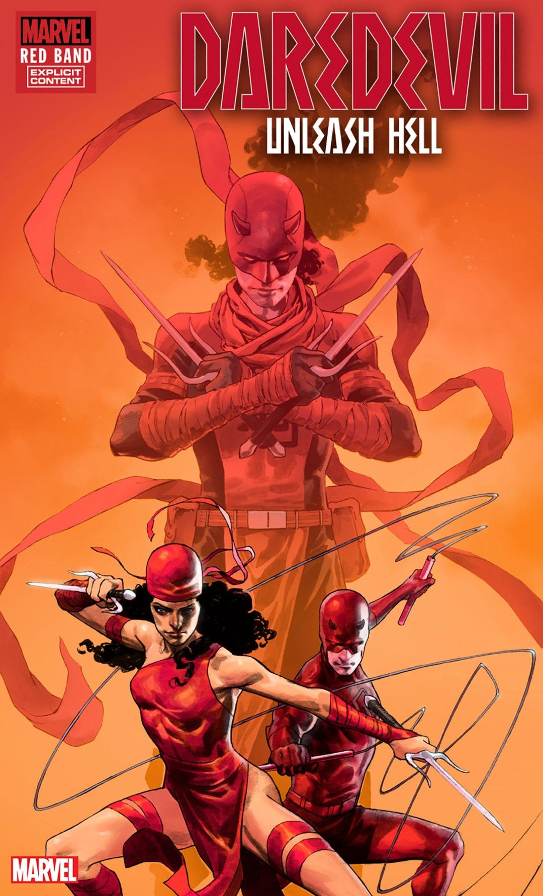 Daredevil: Unleash Hell - Red Band #1 Jerome Opena Variant [Polybagged] - gabescaveccc