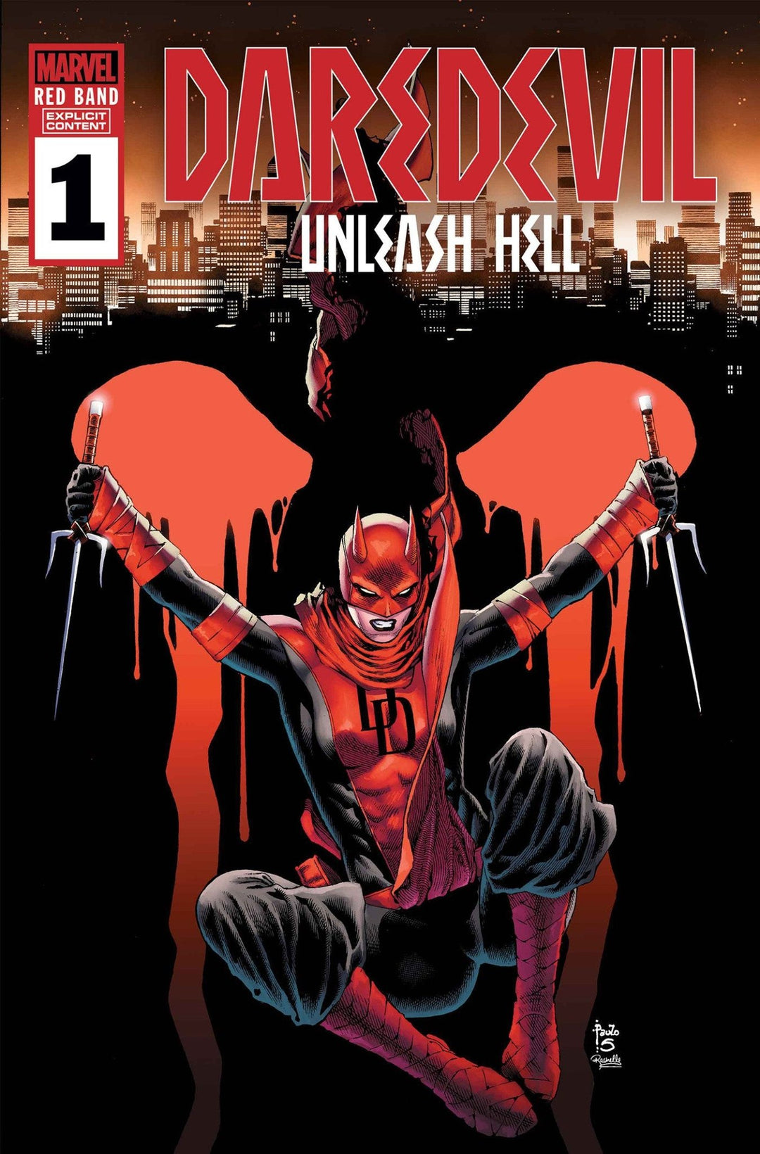 Daredevil: Unleash Hell - Red Band #1 [Polybagged] - gabescaveccc