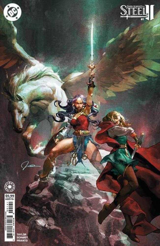 Dark Knights Of Steel II 1 (Of 12) Cover D Gerald Parel Card Stock Variant - gabescaveccc