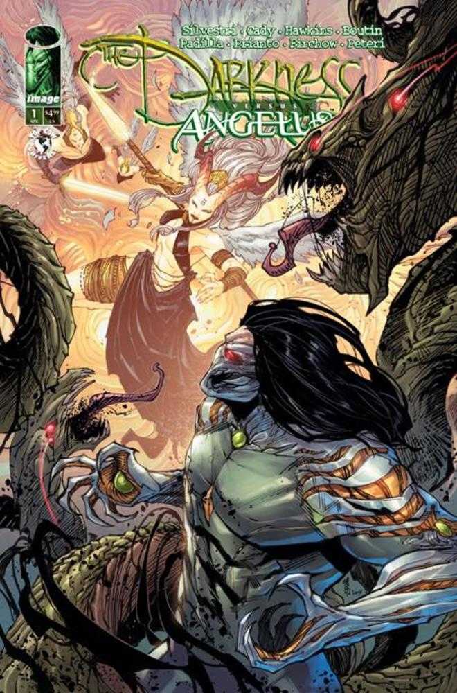 Darkness vs Angelus (One Shot) Cover A Giuseppe Cafaro & Arif Prianto - gabescaveccc