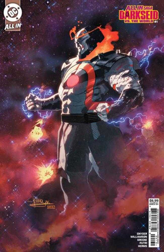 DC All In Saga Darkseid vs The World #1 (One Shot) Cover C Javi Fernandez Card Stock Variant - gabescaveccc