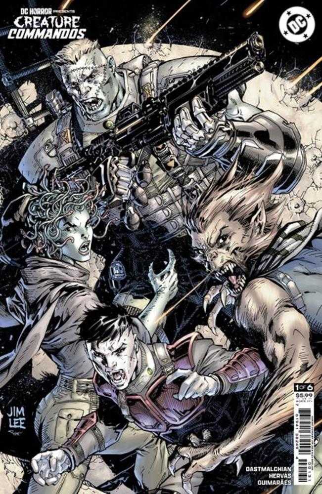 DC Horror Presents Creature Commandos #1 (Of 6) Cover C Jim Lee Card Stock Variant (Mature) - gabescaveccc