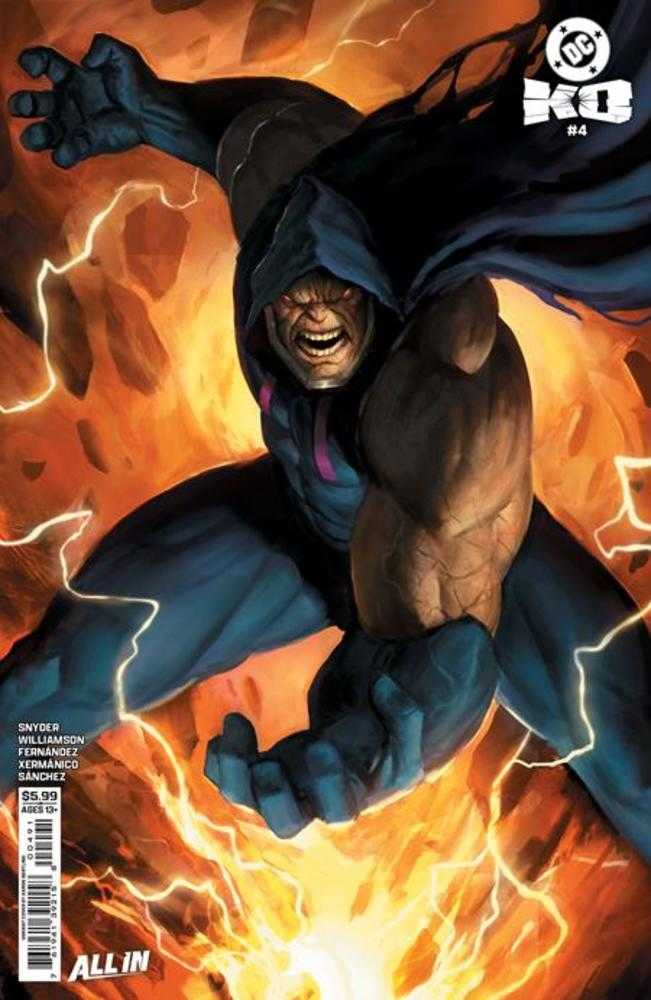 DC K.O. 4 (Of 5) Cover F Aaron Bartling Darkseid Card Stock Variant - gabescaveccc