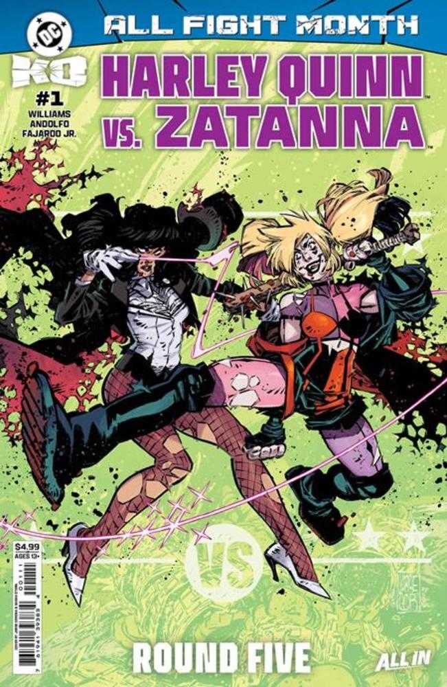 DC K.O. Harley Quinn vs Zatanna 1 (One Shot) Cover A Jorge Corona - gabescaveccc