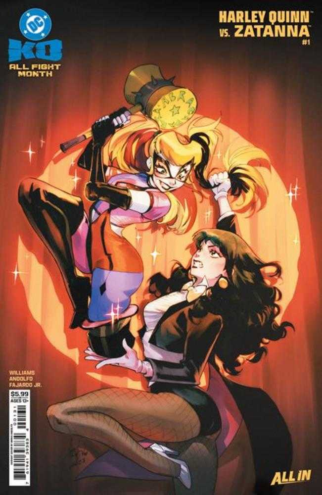 DC K.O. Harley Quinn vs Zatanna 1 (One Shot) Cover D Mirka Andolfo Card Stock Variant - gabescaveccc