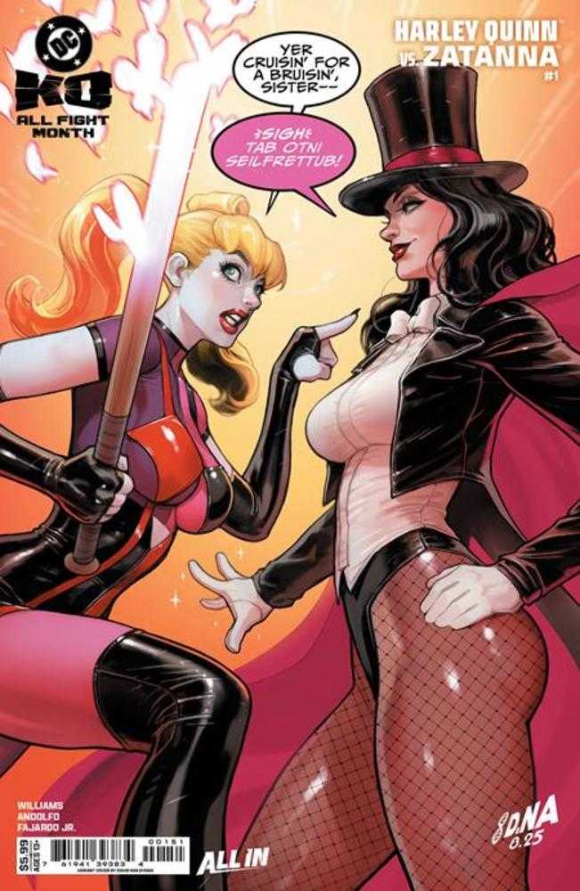 DC K.O. Harley Quinn vs Zatanna 1 (One Shot) Cover E David Nakayama Card Stock Variant - gabescaveccc