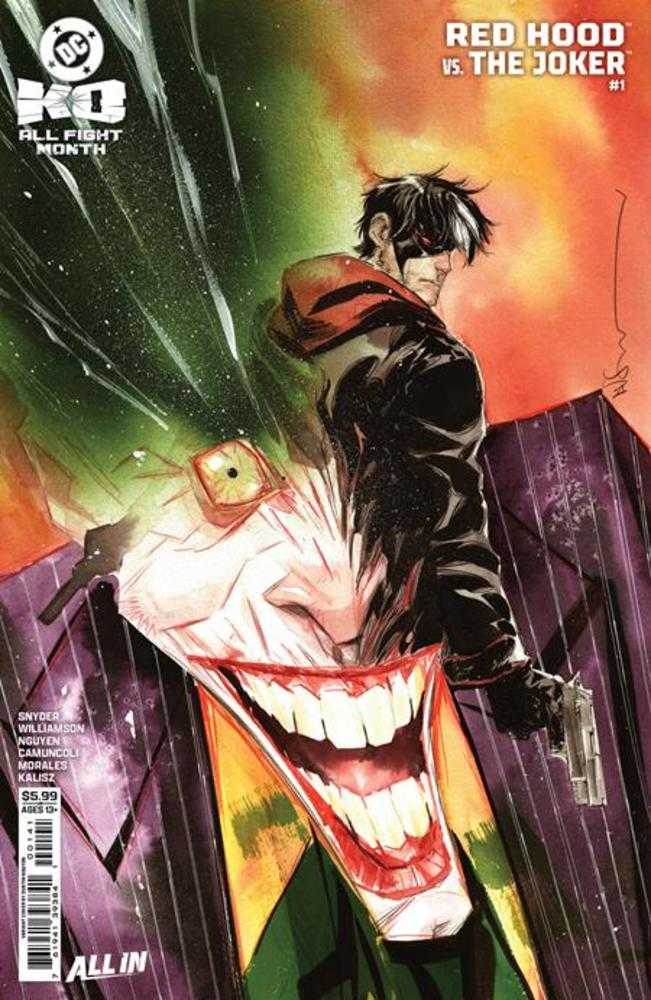DC K.O. Red Hood vs Joker 1 (One Shot) Cover B Dustin Nguyen Card Stock Variant - gabescaveccc
