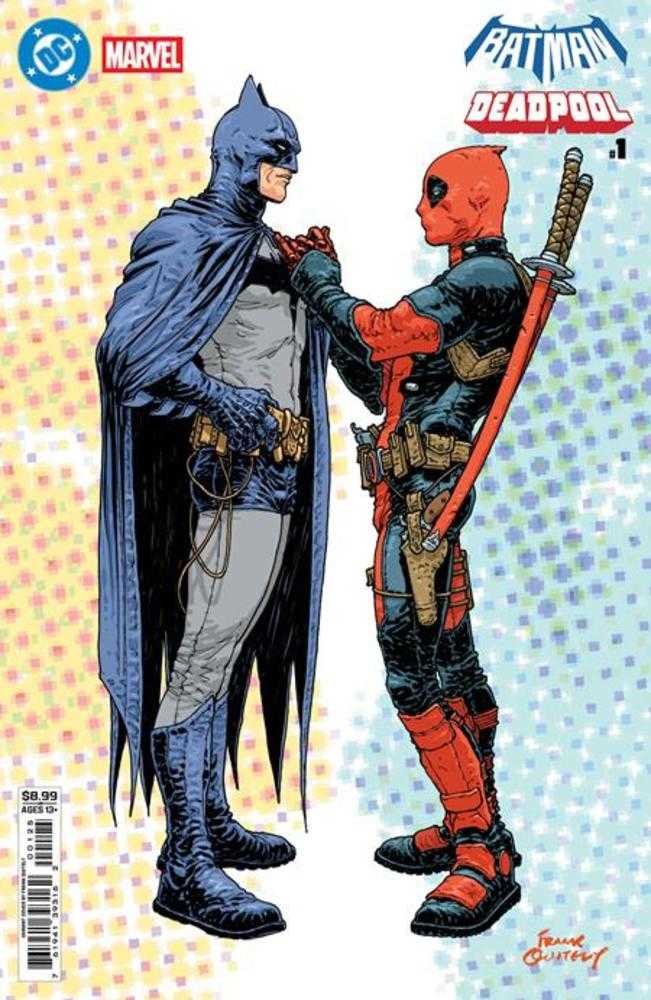 DC Marvel Batman Deadpool 1 (One Shot) Cover N Frank Quitely Batman Deadpool Card Stock Variant - gabescaveccc