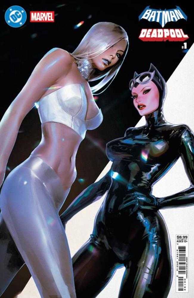 DC Marvel Batman Deadpool 1 (One Shot) Cover S Sozomaika Catwoman Emma Frost Card Stock Variant - gabescaveccc