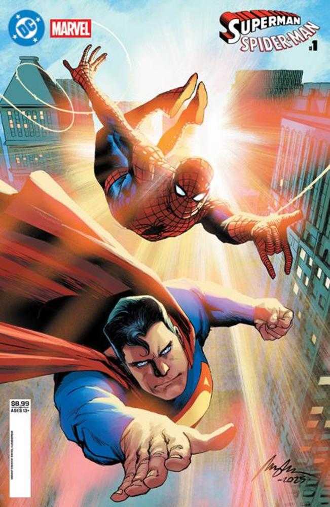 DC Marvel Superman Spider - Man 1 (One Shot) Cover C Rafael Albuquerque Card Stock Variant - gabescaveccc