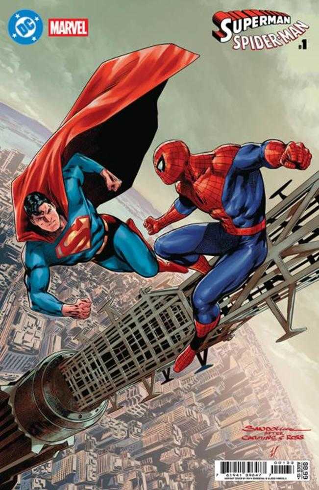 DC Marvel Superman Spider - Man 1 (One Shot) Cover S Rafa Sandoval Card Stock Variant - gabescaveccc