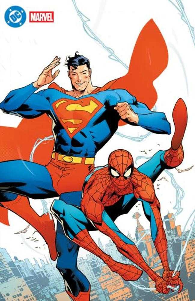 DC Marvel Superman Spider - Man 1 (One Shot) Cover Y Jorge Jimenez Foil Variant - gabescaveccc