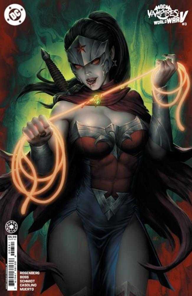 DC vs Vampires World War V #3 (Of 12) Cover B Kendrick Kunkka Lim Card Stock Variant - gabescaveccc