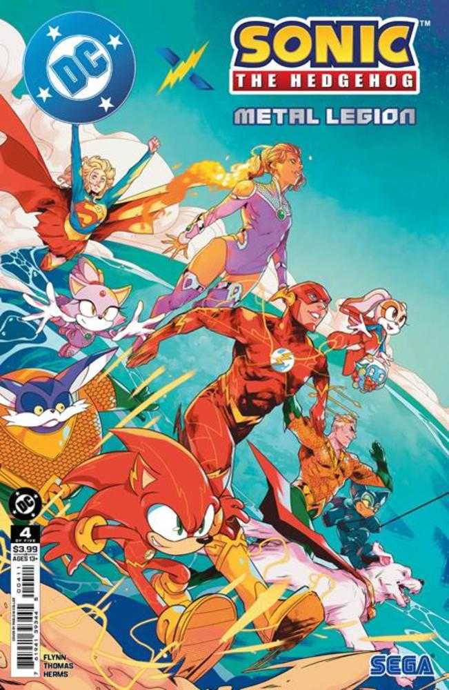 DC X Sonic The Hedgehog Metal Legion 4 (Of 5) Cover A Pablo M Collar - gabescaveccc