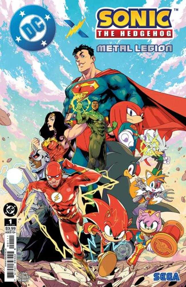 DC X Sonic The Hedgehog The Metal Legion 1 (Of 5) Cover A Pablo M Collar - gabescaveccc