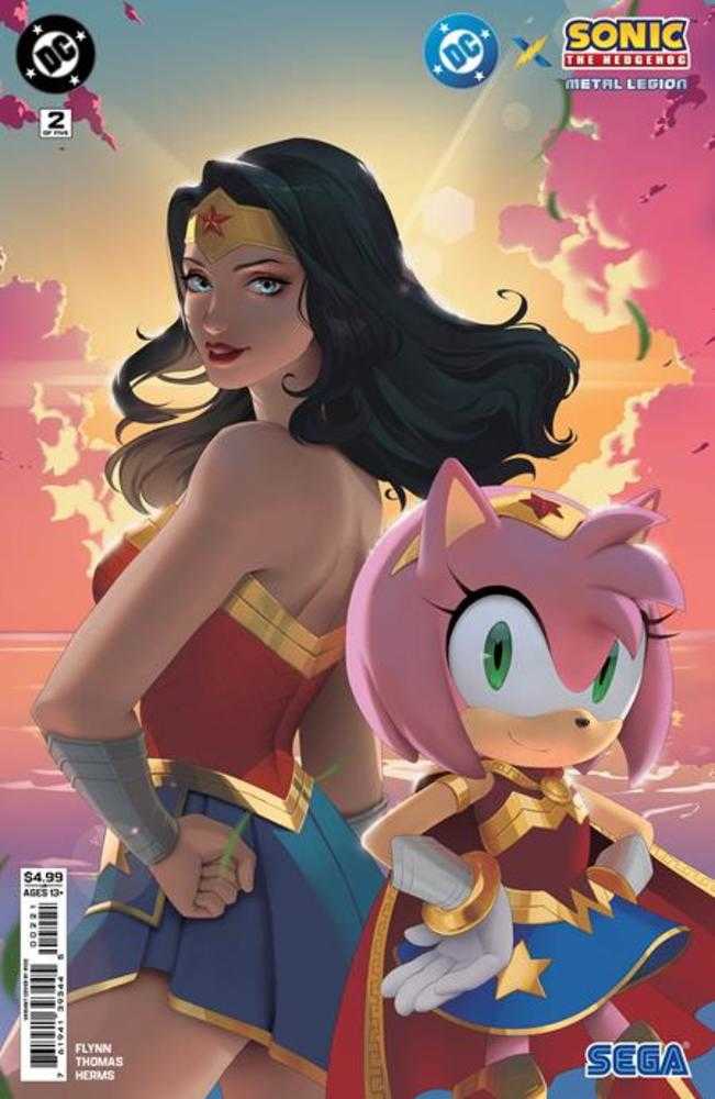 DC X Sonic The Hedgehog The Metal Legion 2 (Of 5) Cover B R1 C0 Card Stock Variant - gabescaveccc