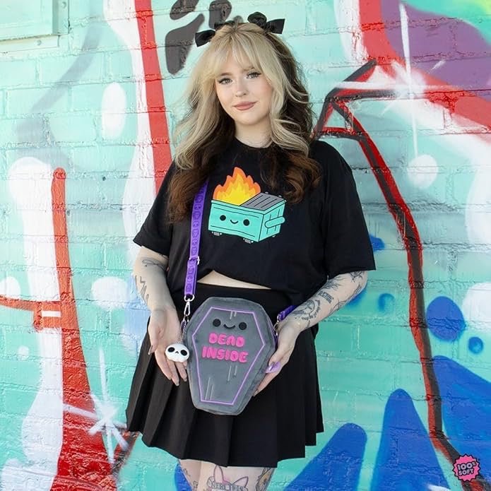 Dead Inside Plush Purse - gabescaveccc