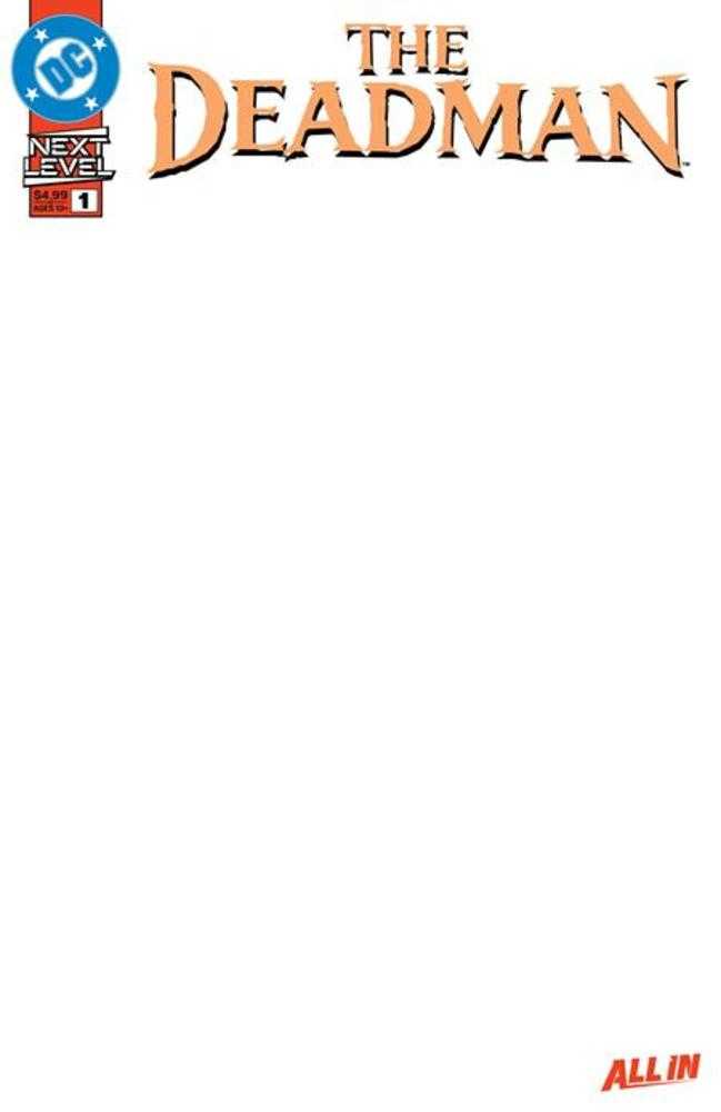 Deadman 1 (Of 6) Cover F Blank Card Stock Variant - gabescaveccc
