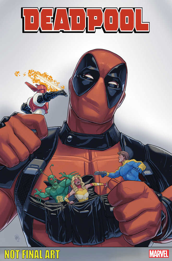 Deadpool #1 Peter Woods Micronauts Variant - gabescaveccc