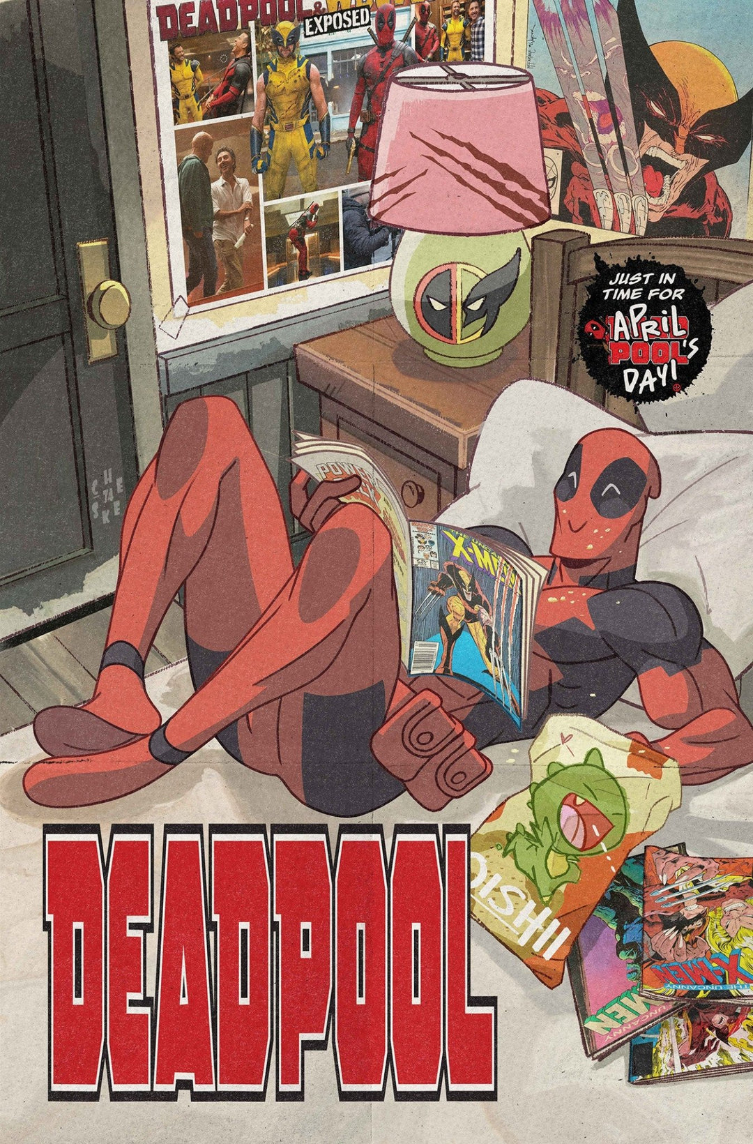 Deadpool #13 Sean Galloway April Pool'S Day Variant - gabescaveccc