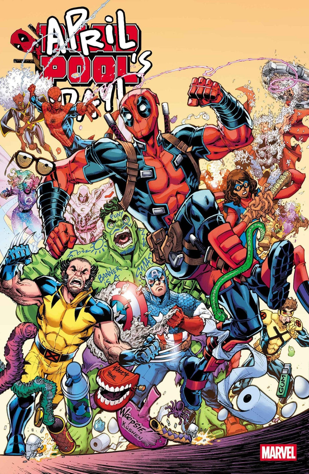 Deadpool: April Pool's Day 1 Todd Nauck Variant - gabescaveccc