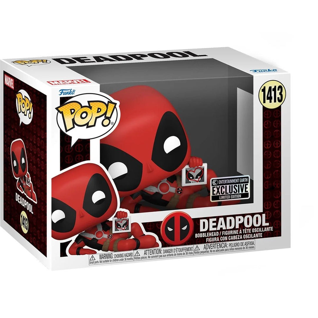 Deadpool Hearts Wolverine Funko Pop! Vinyl Figure #1413 - Entertainment Earth Exclusive - gabescaveccc