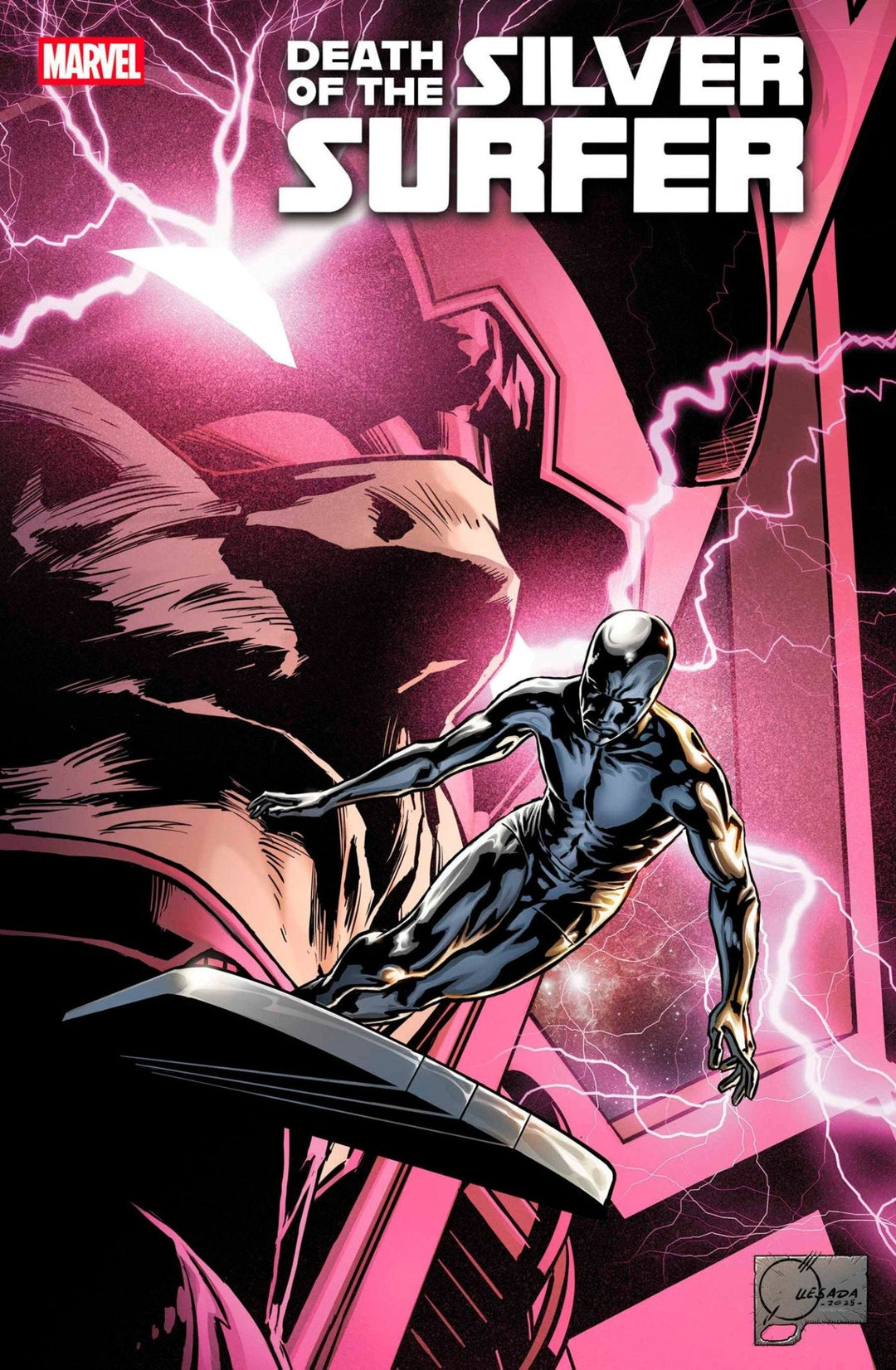 Death Of The Silver Surfer 1 Joe Quesada Variant - gabescaveccc