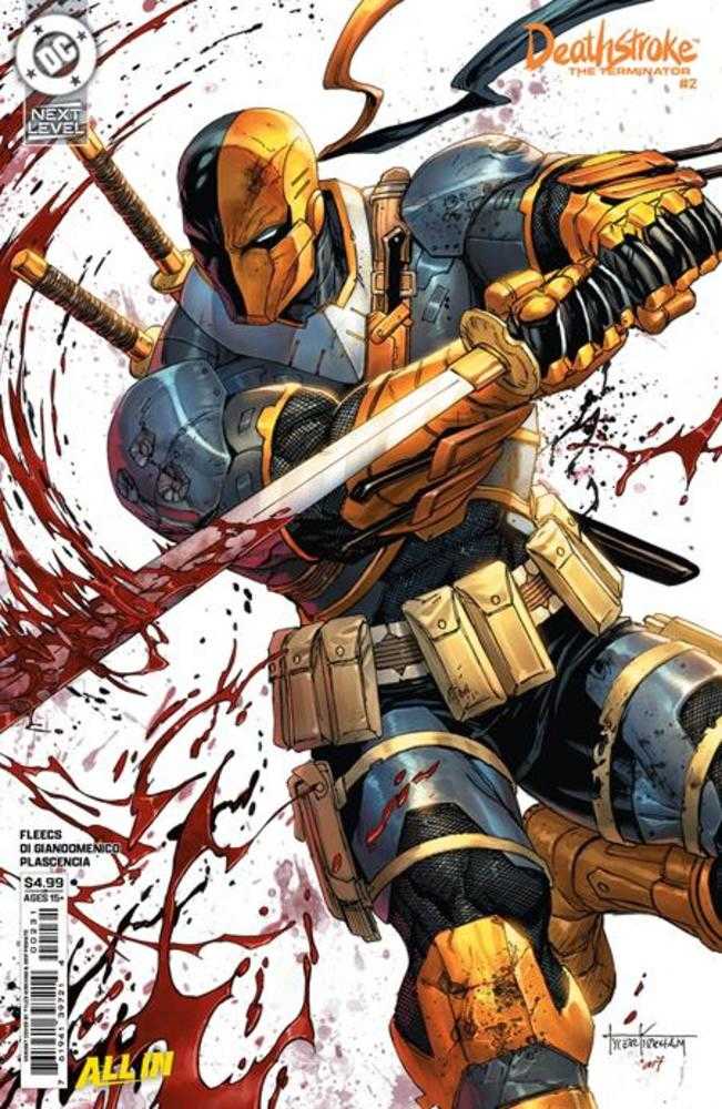 Deathstroke The Terminator 2 Cover C Tyler Kirkham Card Stock Variant - gabescaveccc