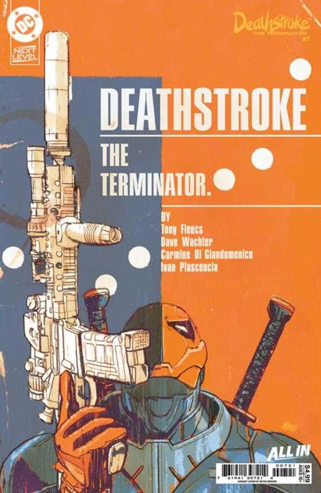 Deathstroke The Terminator 7 Cover B Mitch Gerads Card Stock Variant - gabescaveccc
