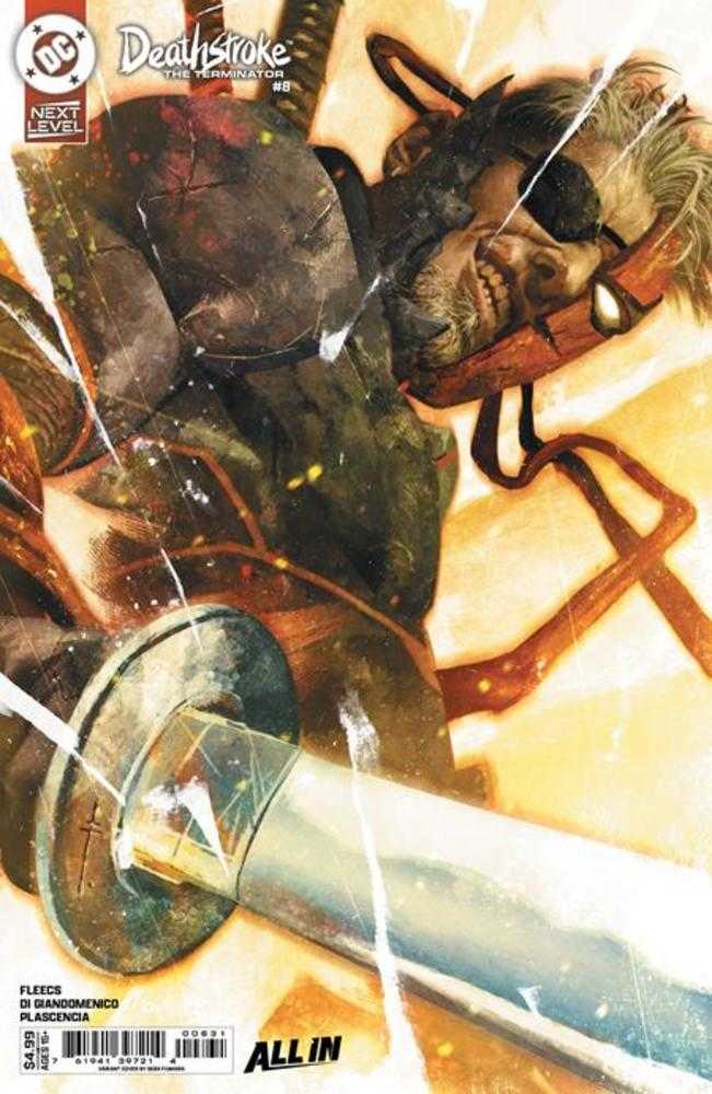 Deathstroke The Terminator #8 Cover C Sebastian Fiumara Card Stock Variant - gabescaveccc
