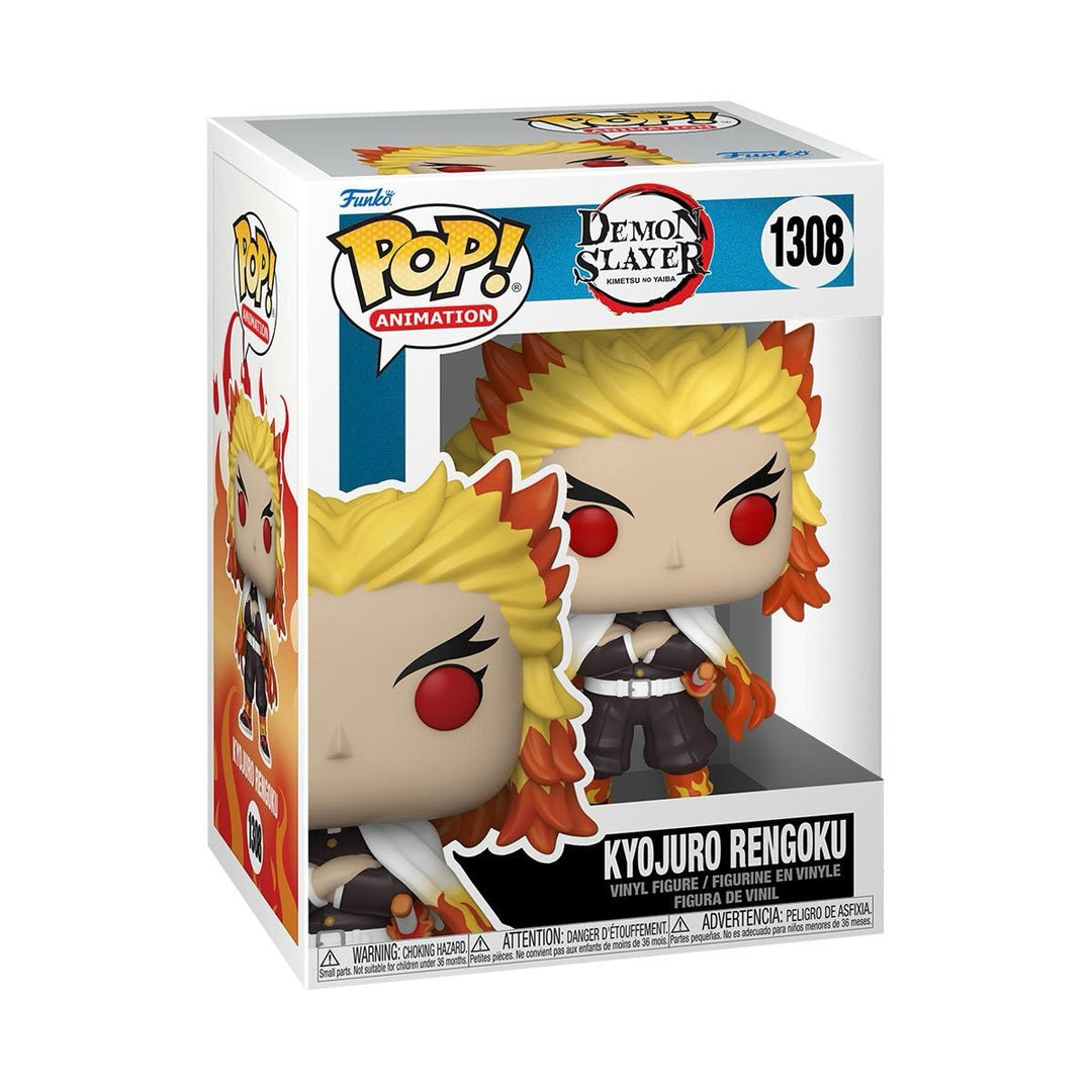 Demon Slayer: Kimetsu no Yaiba Kyojuro Rengoku Funko Pop! Vinyl Figure #1308 - gabescaveccc