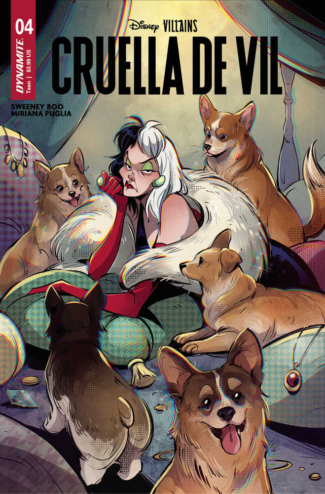 Disney Villains Cruella De Vil #4 Cover C Lusky - gabescaveccc