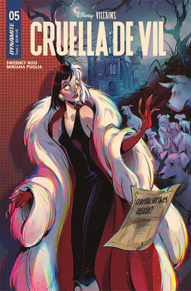 Disney Villains Cruella De Vil #5 Cover C Lusky - gabescaveccc