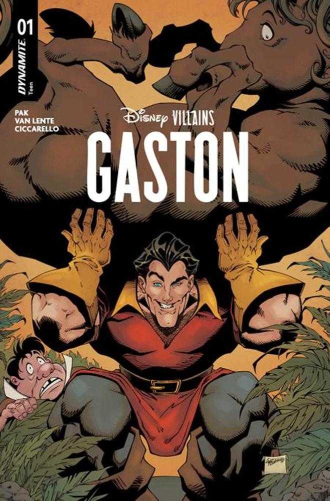 Disney Villains Gaston 1 Cover D Will Robson Variant - gabescaveccc