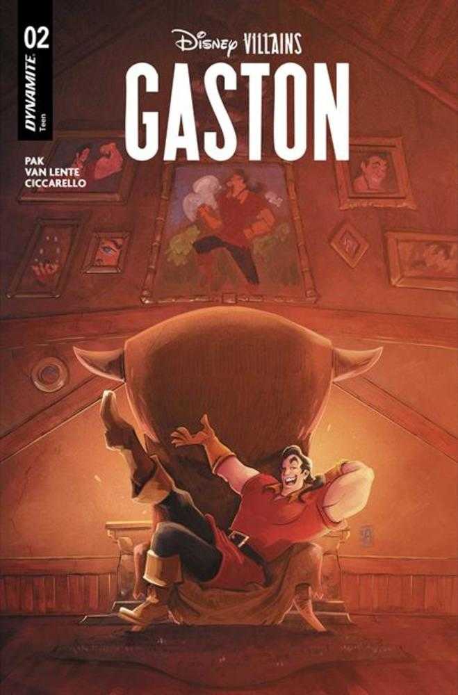 Disney Villains Gaston 2 Cover A Alessandro Ranald Variant - gabescaveccc