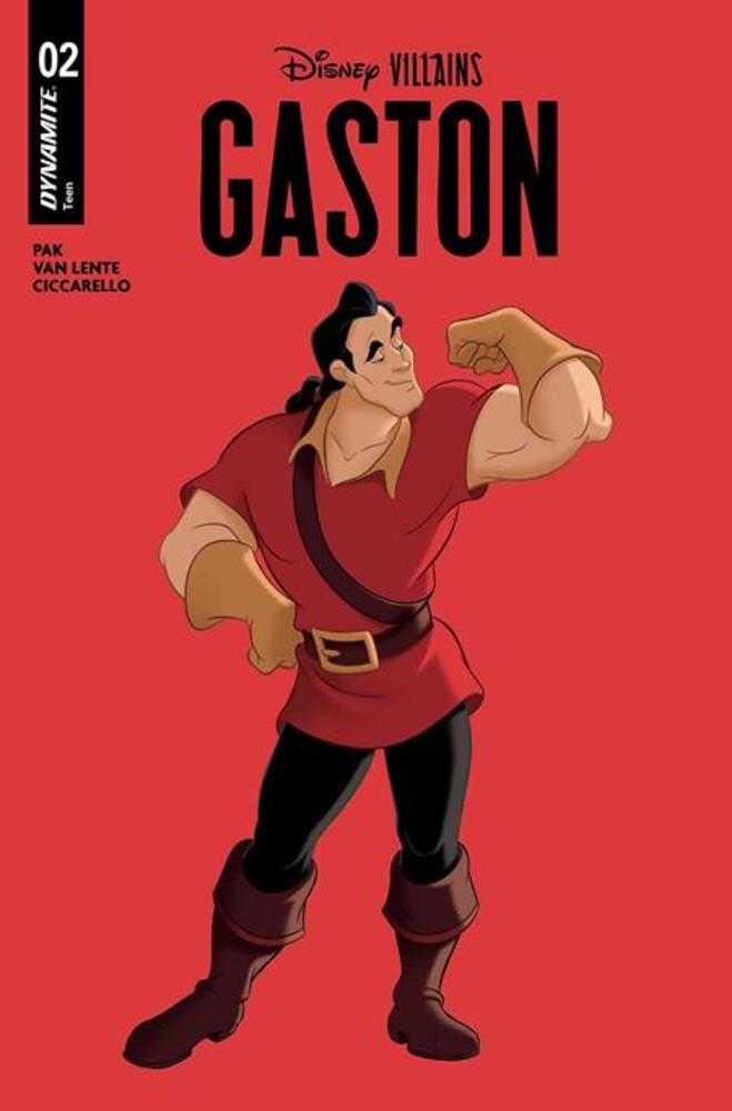 Disney Villains Gaston 2 Cover B Animation Art Variant - gabescaveccc